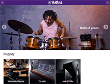 Tablet Screenshot of pl.yamaha.com