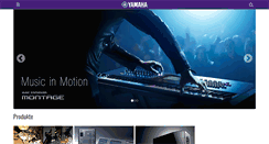 Desktop Screenshot of de.yamaha.com